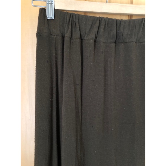 Army green maxi skirt - Picture 3 of 7